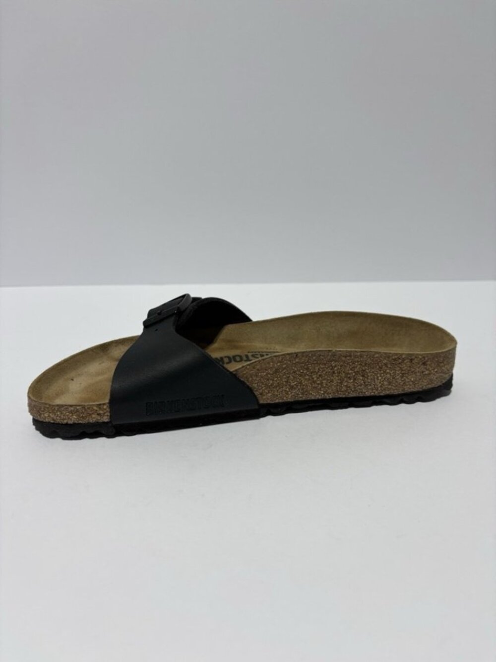 Birkenstock Women’s Madrid Black Slide Sandals, Size US 6 Narrow, EUR 37 - Picture 2 of 6